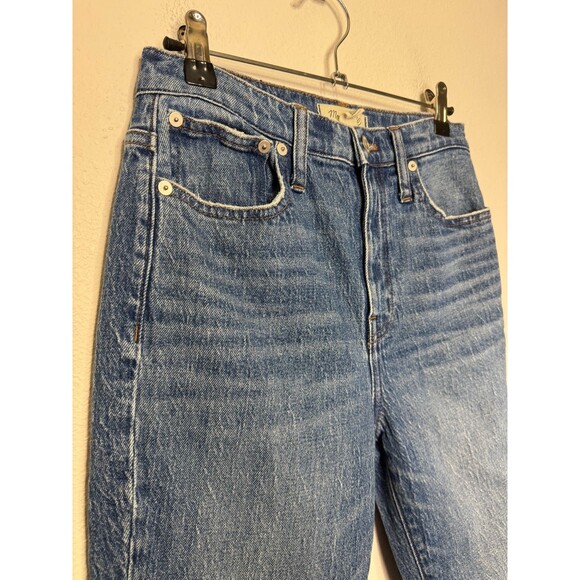 Madewell Size 25 High-Rise Boyjean In Lavern Wash Denim Medium Cropped Sample - Picture 5 of 12